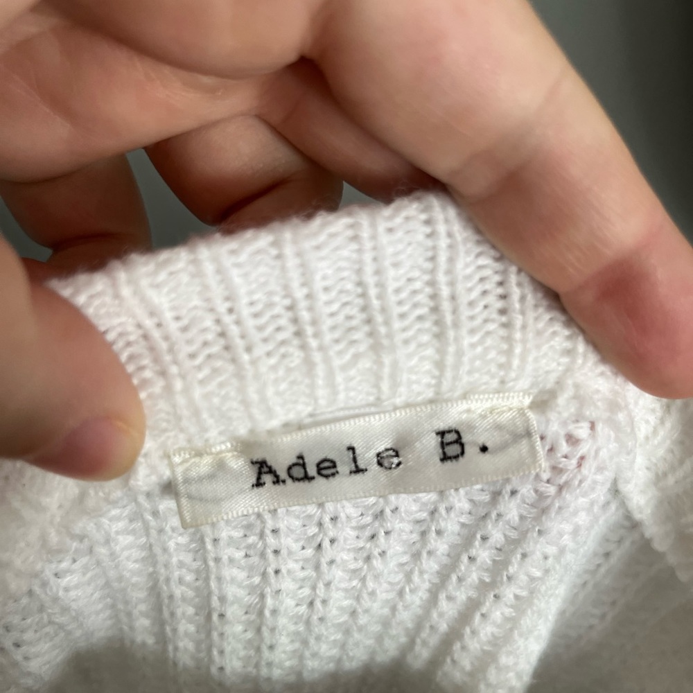 Adele B Color Block Sweater With Striped Sleeves … - image 8